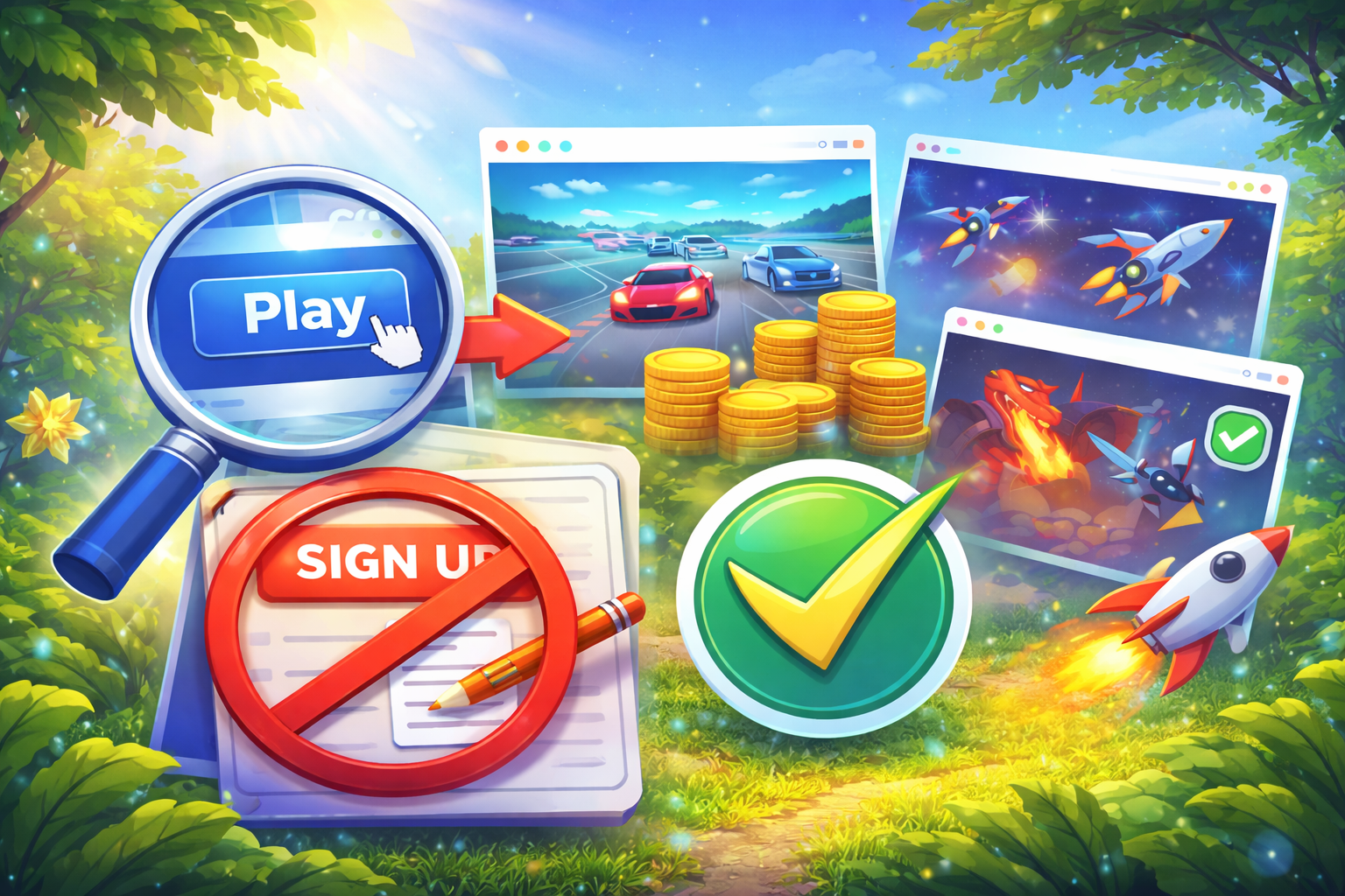 Free Online Games: Why No Sign-Up Gaming is the Best